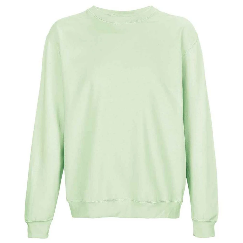 Image of SOL'S Mens Columbia Sweatshirt in Pale Green Size: XS Pale Green Male XS
