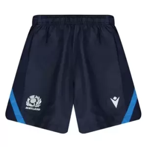 Image of Macron Scotland Bermuda Shorts Junior - Blue