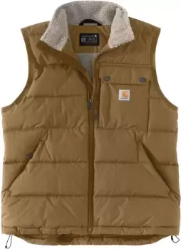 Image of Carhartt Fit Midweight Insulated Vest, brown, Size S, brown, Size S