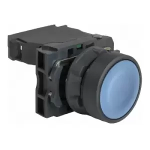 Image of XB5AA61, PB Flush Blue 1NO