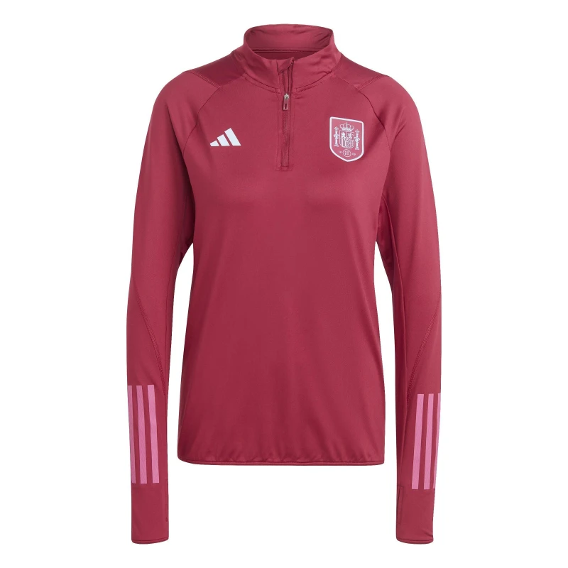 Image of adidas Womens Spain Pro Tracksuit Top mystery ruby female 10 (S)