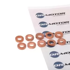 Image of DR.MOTOR AUTOMOTIVE Gaskets MERCEDES-BENZ,OPEL,RENAULT DRMP30 6000616683,6079970845,6269970345 Seal Kit, injector nozzle M889414,1661400QAA,4402702
