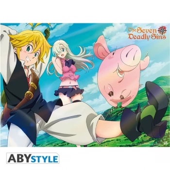 Image of The Seven Deadly Sins - Meliodas & Elizabeth Small Poster