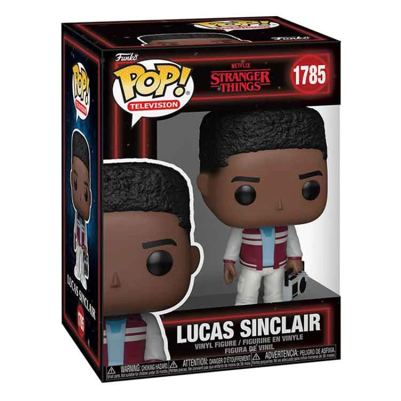 Image of AJ Toys & Books Funko Stranger Things POP! Television Vinyl Figures Lucas Sinclair with Boombox