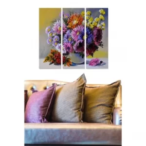 Image of MDF248468863 Multicolor Decorative MDF Painting (3 Pieces)
