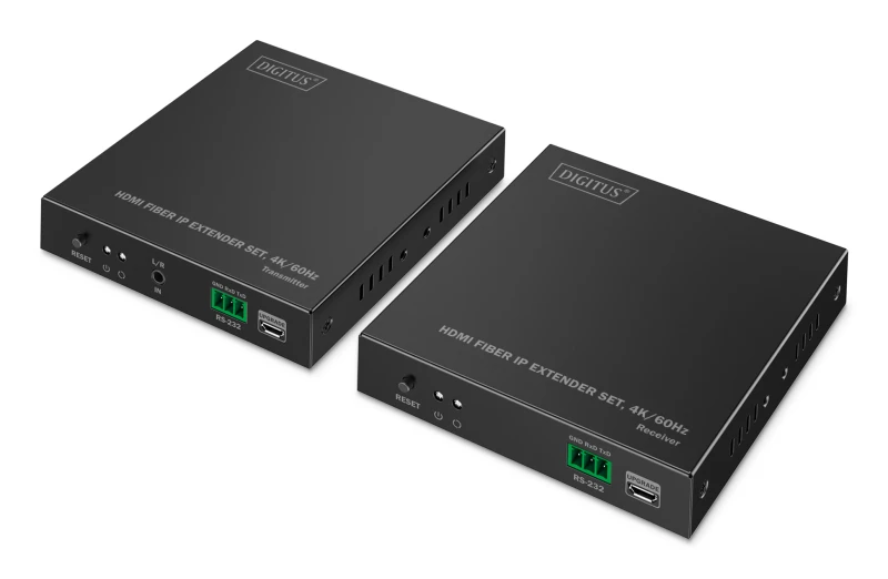 Image of Digitus HDMI Fiber IP Extender Set. 4K/60Hz