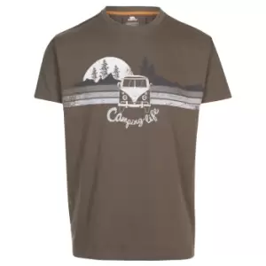 Image of Trespass Mens Cromer T-Shirt (S) (Khaki)