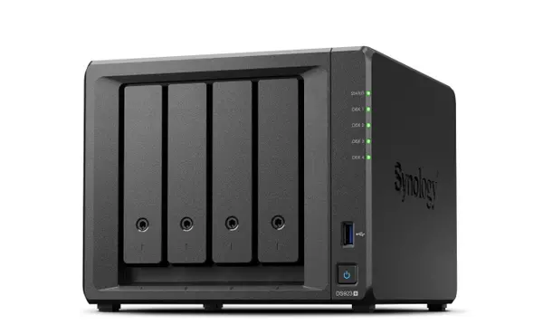 Image of Synology DiskStation DS923+ 4GB RAM with 32TB Installed Storage 4 Bay SATA Desktop NAS Storage DS923+/32TB-IW