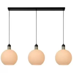 Image of Lucide JULIUS - Bar Pendant Light - 3xE27 - Opal