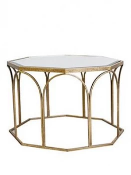 Image of Hudson Living Canterbury Mirrored Glass Canterbury Coffee Table