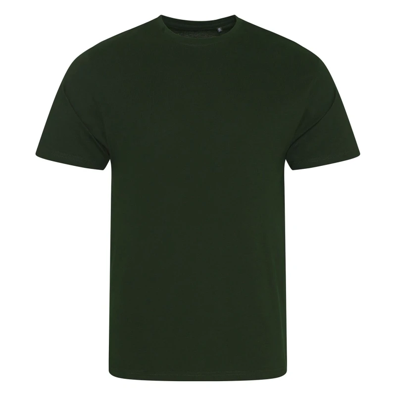 Image of Ecologie Cascade T-Shirt in Bottle Green Size: 12-13 Years Bottle Green Unisex 12-13 Years