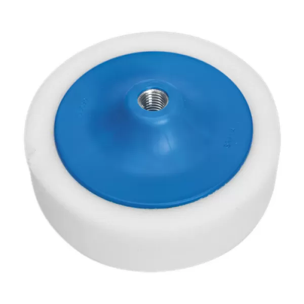 Image of Sealey PTC/CH/5/8-W Buff & Polishing Foam Head Ø150 x 50mm 5/8UNC White/Dense