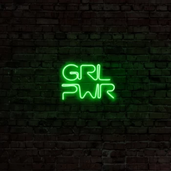 Image of Girl Power - Green Green Wall Lamp