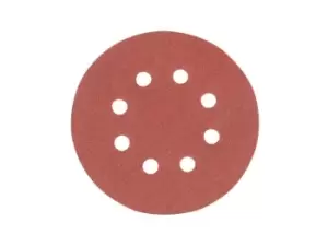 Image of Silverline 382903 Hook Loop Discs Punched 125mm 10pk 120 Grit