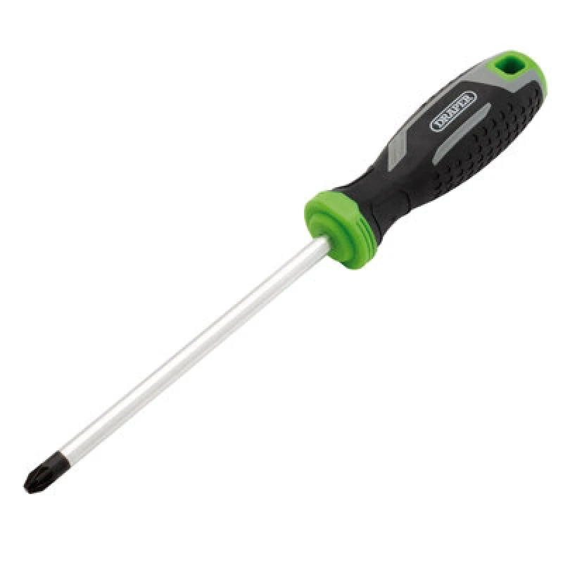 Image of Draper 13375 Pozi Soft Grip Screwdriver, PZ3 x 150mm - 13375 13375