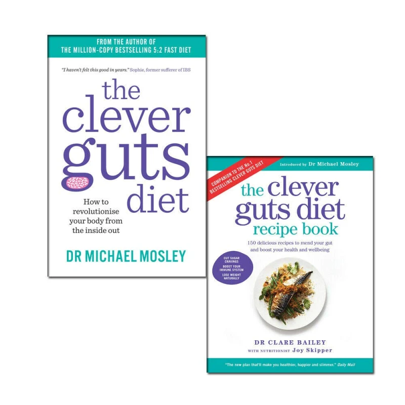 Image of The Clever Guts Diet 2 Book Collection Michael Mosley and Clare Bailey Dr Clare Bailey Books