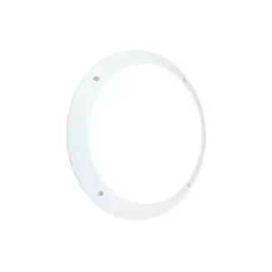 Image of Netlighting Seran Integrated LED 1 Light Outdoor Wall Light Matt White Textured,