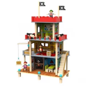 Image of Wooden Pirate Castle Playset