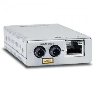 Image of Allied Telesis AT-MMC2000/ST-960 network media converter 1000 Mbps 850 nm Multi-mode Gray