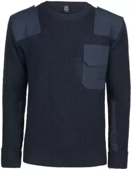 Image of Brandit BW Pullover, blue Size M blue, Size M