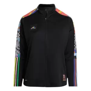 Image of adidas Tiro Pride Track Top (Plus Size) Womens - Black