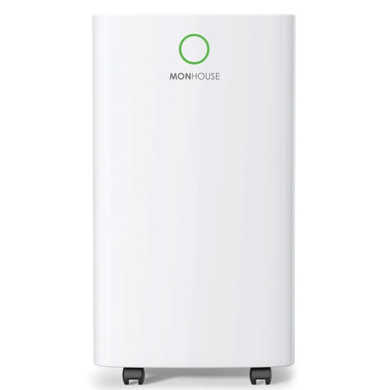 Image of MONHOUSE 25L/Day Digital Dehumidifier - Sleep Mode 24HR Timer Portable Quiet in White White Unisex