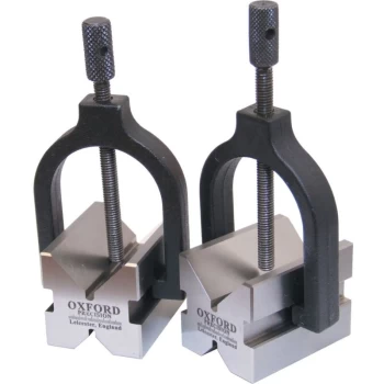 Image of Oxford - 40X50X40MM Workshop Vee Blocks C/W Clamps