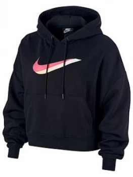 Image of Nike Nsw Icon Clash Pullover Hoodie - Black