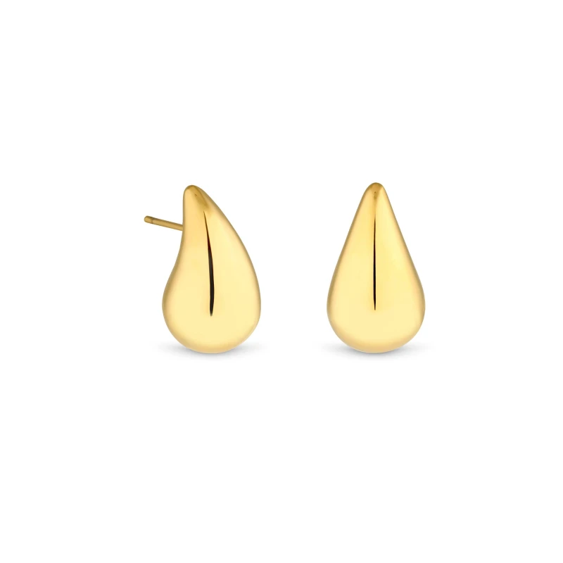 Image of Jon Richard Gold Plates Dome Earrings Jewellery Sets One Size Gold 70532010000