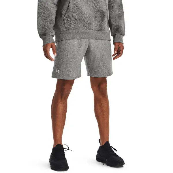 Image of Under Armour Rival Cotton Shorts S Grey 47300702350