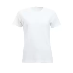 Image of Clique Womens/Ladies New Classic T-Shirt (XS) (White)