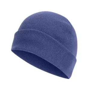 Image of Absolute Apparel Knitted Turn Up Ski Hat (One Size) (Royal)