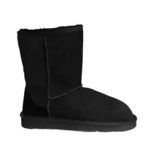 Image of Eastern Counties Leather Womens/Ladies Jodie Sheepskin Short Plain Boots (7 UK) (Black)