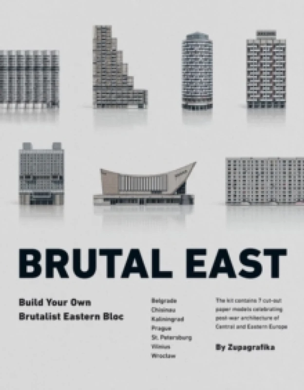 Image of Brutal East (model Kits) : Build Your Own Brutalist Eastern Bloc Paperback / softback
