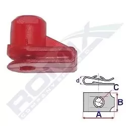 Image of ROMIX Clip, trim-/protection strip C60100 MERCEDES-BENZ,BMW,OPEL,E-Klasse Limousine (W212),5 Touring (F11),5 Limousine (F10),7 (F01, F02, F03, F04)