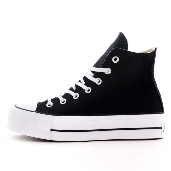 Image of Converse Chuck Taylor All Star Platform Canvas, Black/white/white Female 42