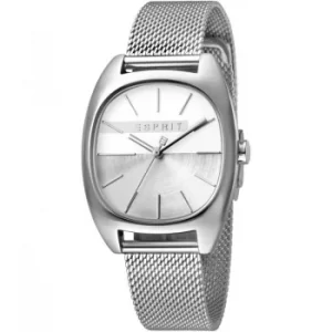 Image of Esprit Infinity Womens Watch featuring a Stainless Steel Mesh Strap and Silver Dial