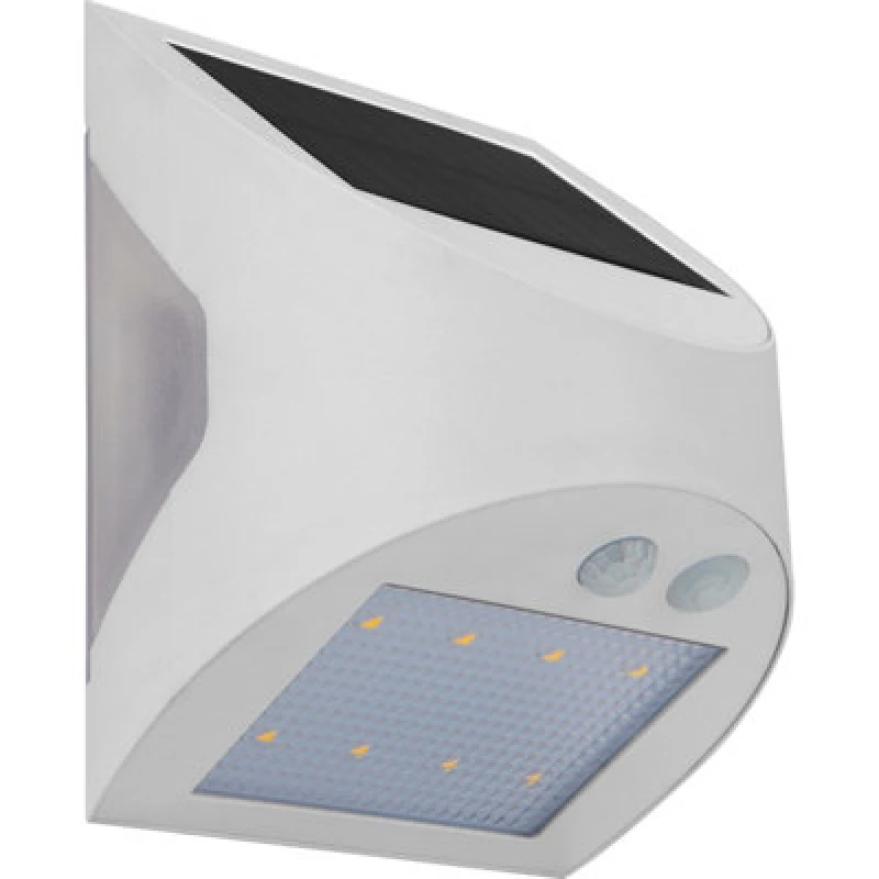 Image of Masterplug LEXSW30W40-01 Prysm Outdoor Solar Wall Light with PIR S... LEXSW30W40-01