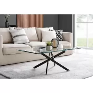 Image of Furniture Box Leonardo Black Leg Coffee Table