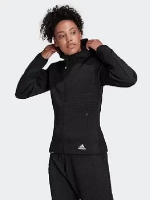 Image of adidas Z.n.e. Sportswear Full-zip Hoodie, Blue Size M Women