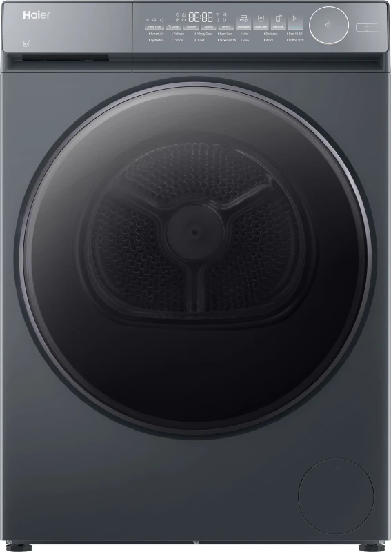 Image of Haier X Series 7 HD100-C367GU1-UK WiFi Connected 10Kg Heat Pump Tumble Dryer - Graphite - A++ Rated