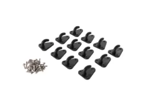 Image of Silverline 441323 Trailer Net Hooks and Stainless Steel Fixings 12pk