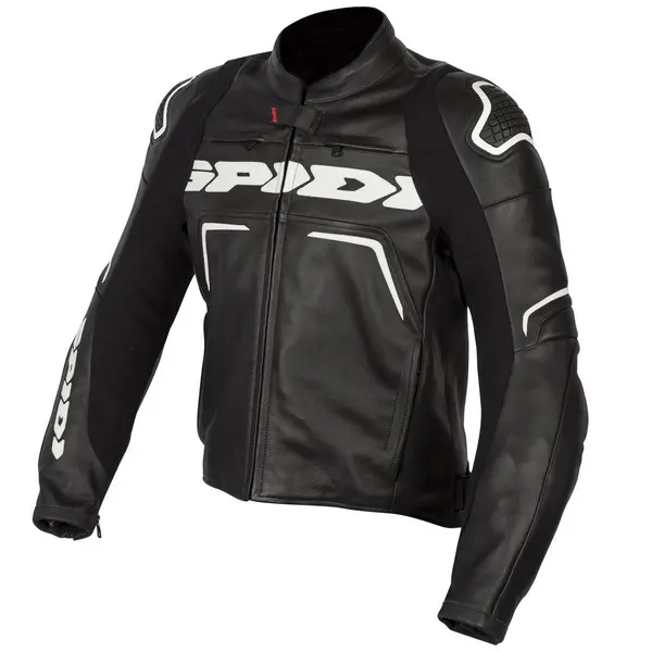 Image of Spidi Evorider 2 Jacket Black White Size 46