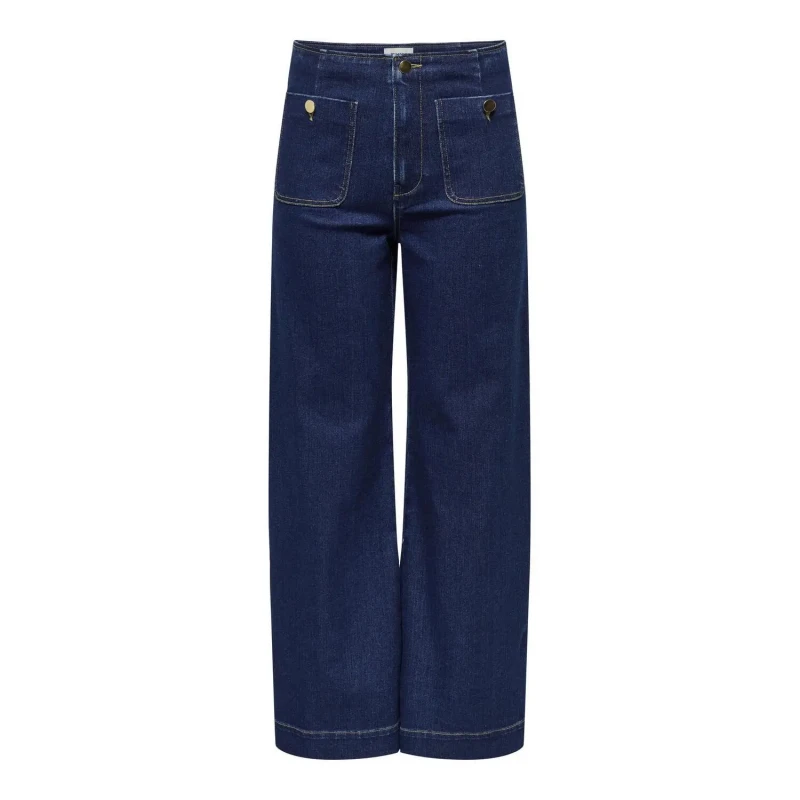 Image of Only Womens high-waisted jeans Only Madeline Bleu Female Sx34