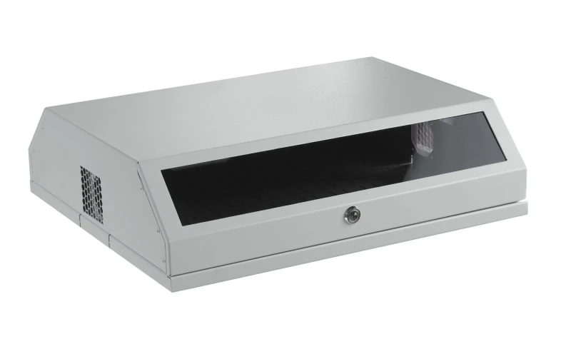 Image of Lanview RWSLMWH rack cabinet 8U Wall mounted rack White