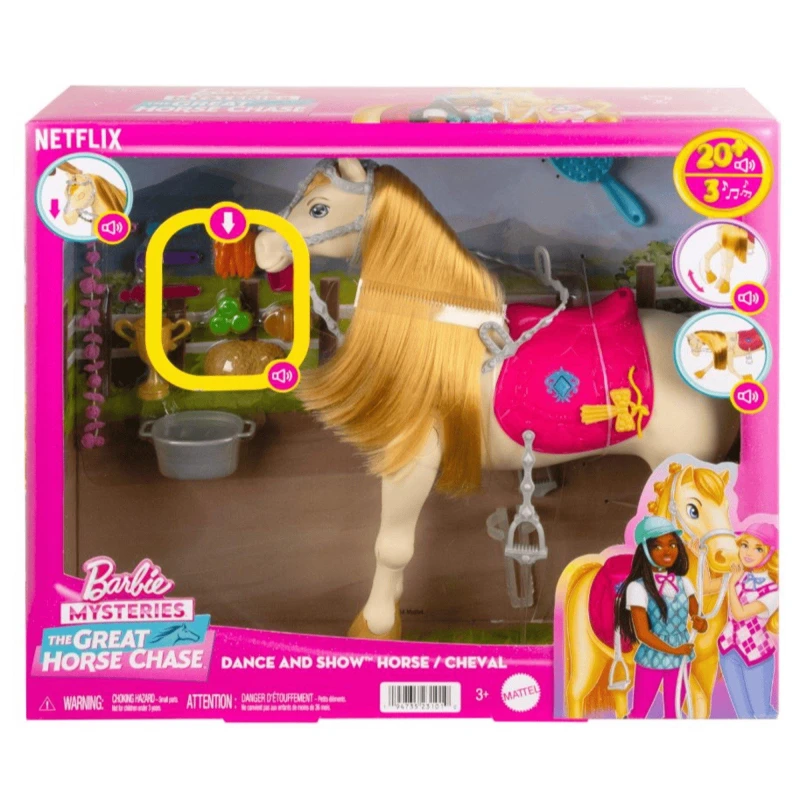 Image of Barbie The Great Horse Chase Dance & Show Horse Toy
