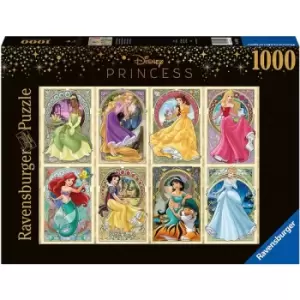 Image of Ravensburger Disney Princess Art Nouveau 1000 Piece Jigsaw Puzzle