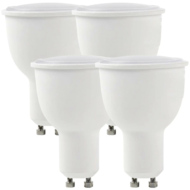 Image of Loops 4x WiFi Colour Changing LED Light Bulb 4.5W GU10 Warm Cool White Dimmable Lamp White