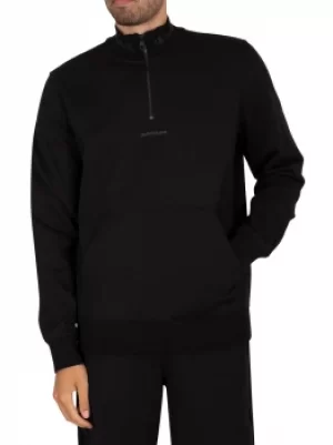 Image of Logo Jacquard Mockneck Sweatshirt