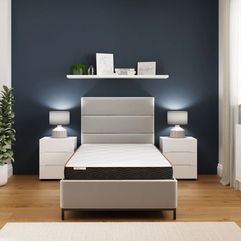 Image of GFW Sleepycastle Pocket Sprung Mattress White SCM090PSM